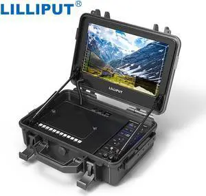 BM120-4KS Portable 12.5 inch 4K Ultra HD  3G-SDI Quad View Broadcast Monitor with Case