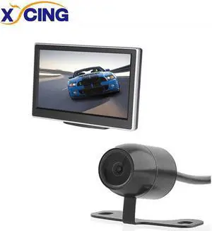 800 x 480 Pixel Car Monitor 5 Inch TFT LCD Screen Rear View Monitor RVC-203 + E300 Car Rear View Reverse Backup Camera