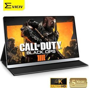 15.6 Inch 4K Monitor for Xbox One X S Call of Duty 4 UHD Portable Display Type C Mini  Laptop Second Screen PS4 Pro