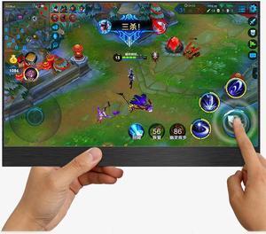1080P Touch 15.6 Portable Monitor With Type-C ,13.3 Inch LCD  HDR Ultra Slim Display For Mac/PC/Smart Phone/PS4