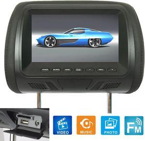 7 Inch Car Seat Back Headrest LCD Display Remote Control MP5 Player Monitor Dvd Player For Car    pantalla
