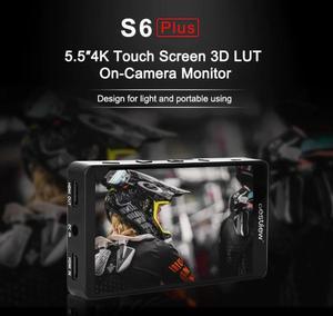 S6 Plus 4K Monitor 5.5 Inch Full Touch Screen 3D LUT Field Camera Monitor 4K  FHD Display Screen