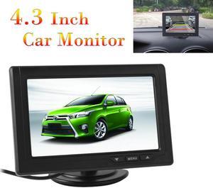HORIZON Universal 4.3 Inch  Monitor TFT LCD 480 x 272 16:9 Screen 2 Way Video Input For Rear View Backup Reverse Camera