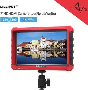 A7s 4K Monitor 7 Inch HD IPS Screen 500cd/m2 Field Camera Monitor 4K  Video for Nikon Canon Sony Fujifilm DSLR
