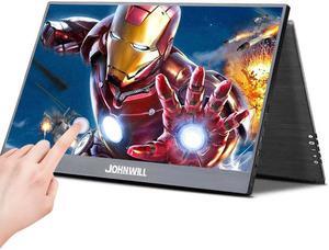 15.6" portable monitor pc hd touch screen ips lcd display usb type c  for laptop xbox switch ps4 computer gaming monitor