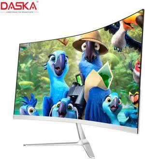 24 inch Curved LCD Monitor Gaming Game Competition 24" 27"Led Computer Display Screen Full Hdd input 2ms Respons /VGA