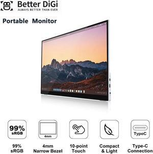 Portable display monitor notebook mobile Phone expansion touch Screen 13.3" for PC switch game PS4 projection monitor