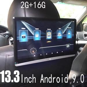 13.3 Inch Android 9.0 Car Headrest Monitor 1920*1080 4K 1080P Touch Screen WIFI/Bluetooth/USB/SD//FM/Mirroring/Miracast
