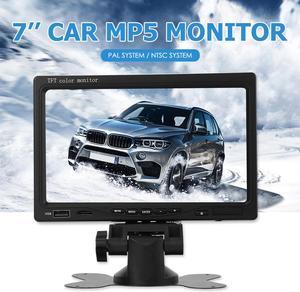 7 inch LCD Car Monitor USB TF Card Video Player for Reverse Rearview Camera DVD Classic Car Vehicle Accessaries Supplies