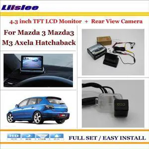 camera For Mazda 3 M3 Axela Hatchaback 2013-2015 Car Rear Camera 4.3" LCD Monitor Back Up Parking System