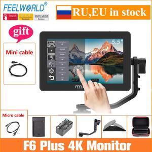 Camera Monitor F6 Plus 5.5 Inch 3D Lut Touch Screen 4K  IPS FHD 1920X1080 Monitor for DSLR Camera