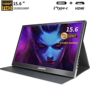 HD 15.6 portable monitor 1080 IPS screen USB Type C  display for PC laptop Ps4 Switch Xbox gaming monitor