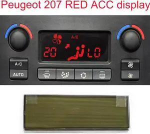 Air Conditioning Pixel Repair Air Conditioning ACC Information Monitors Screen for Peugeot 207 red led display