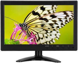 10.1-Inch Portable Monitor HD 16:9 Widescreen Display TFT LCD Screen Monitor with  / VGA / BNC / AV Input (100-240V)