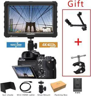 A7S 7Inch 4K Monitor IPS Full HD 1920x1200 4K  On-camera Video Field Monitor for Canon Nikon Sony DSLR Camera