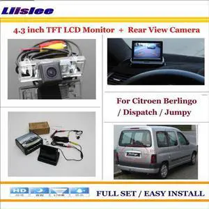 Camera For Citroen Berlingo Dispatch Jumpy 4.3" TFT LCD Monitor Car Rearview Reversing Camera System