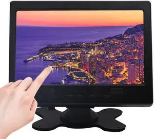 7" LCD Touch Monitor for Raspberry Pi +VGA+AV Interface Display Capacitive Touch Screen Module Car Backup Reverse