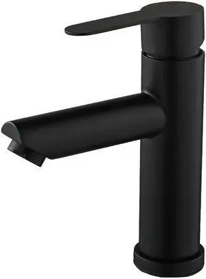 Basin Sink Bathroom Faucet Deck Mounted Hot Cold Water Basin Mixer Taps Matte Black Lavatory Sink Tap Crane With 2 Hoses