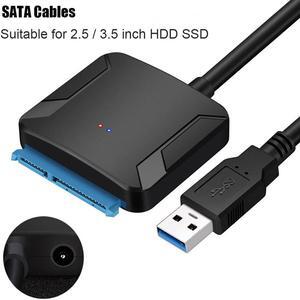0.4m USB 3.0 SATA Cables Converter Male for 2.5/3.5 Inch HDD/SSD Drive Wire Adapter Wired Convert Cables USB Sata Cable
