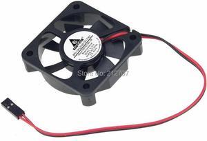 5PCS  DC 5V Dupont 2Pin 50*50*10mm 5010 50mm Small Brushless Motor Cooler Cooling Fan