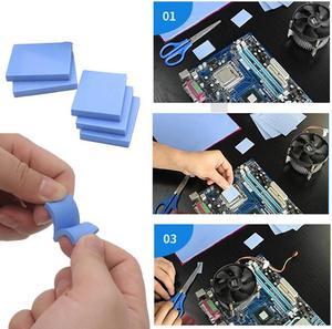 CPU Thermal Pad Double Side Adhesive Heatsink Cooling Conductive Silicone Pad Computer Host Radiator Heat transfer Tape
