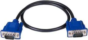 0.5M VGA Male to Male Cable SVGA Monitor Cord Blue Plug for PC Computer VGA Display Cable 2B24