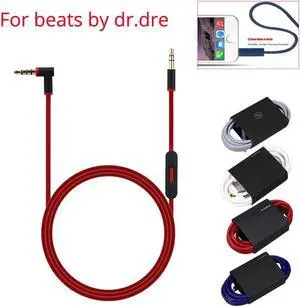 Jack 3.5mm Audio  3.5 mm Jack 3.5mm Replacement Audio  Cord Wire w/Mic for Beats by Dr Dre Headphones