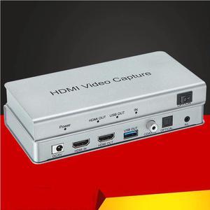 HDMI Video Capture Card USB 3.0 Tarjeta De Video Recorder Box 1080P 60Hz Capture HD Video Audio Coaxial Fiber Digital Converter