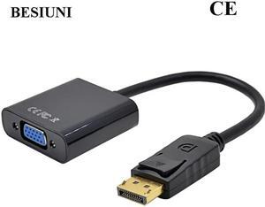 DisplayPort DP To VGA Adapter Cable Professional For  MacBook Air Pro iMac Mac Mini Thunderbolt