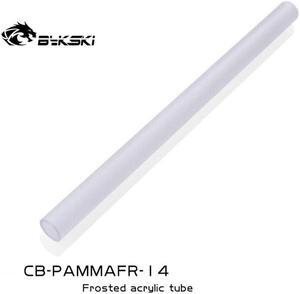 Water Cooling PMMA Frosted Hard Tube Acrylic Frosted Rigid Pipe OD14mm 50cm Length 2mm Thickness 2pcs