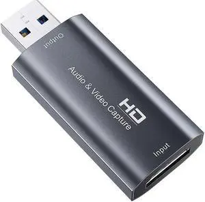 Vide Capture Card HDMI t USB 2.0 HD 1080P 30Fps Recrd Camcrder Vide Grabber fr Cnference Live Bradcasting