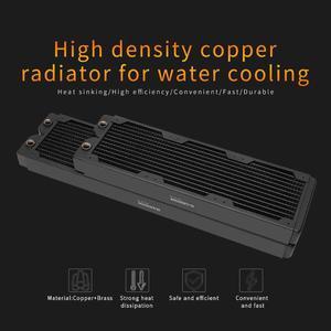 Copper Radiator 40mm Thickness 12 Circulating Waterways, Suitable For 120mm Fans, Dabel-40a 360/480