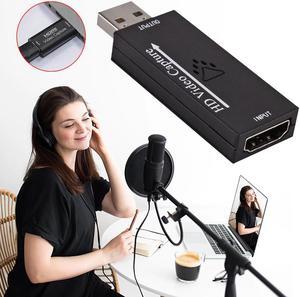 Card Live Stream HDMI To USB 2.0 1080P Teaching Adapter HD 1080P Gaming For Windows Android & MacOS