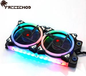 RGB 240mm Copper Radiator Lighting Radiator Thickness 28mm Water Cooler Heat Sink  Water Cooling 5V AURA SYNC A-RGB