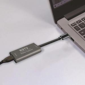 Streaming Computer Plug And Play Video  Card  To DSLR Audio 4K 1080P 60Hz Grabber HDMI To USB C  Drive