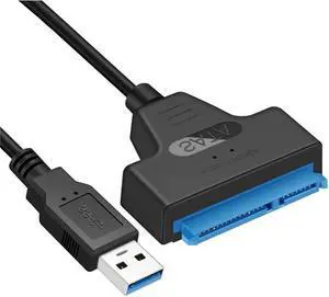 CableTo USB 3.0 Adapter Suport 2.5 Inches External SSD HDD Hard Drive 22 Pin  III Cable USB  Adapter for laptop