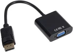 Display Port DP to VGA Adapter Cable Male to Female Converter for PC Computer Laptop HDTV Monitor Projector