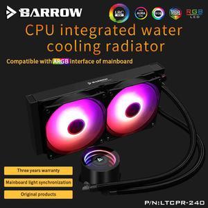 Water Cooler CPU Aio 240mm/360mm with 120mm Pro RGB PWM Fans  115x/X99/X299 , AMD Full Platform