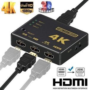 Mini HDMI Switcher 4K HD1080P 3 5 Port HDMI Switch Selector Splitter For HDTV DVD TV BOX Z2 In Stock