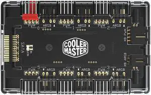 1 To 6 Multi Way Splitter 5V/3PIN RGB Case Fan Hub Adapter PWM ARGB Addressble Fan Power interface SATA