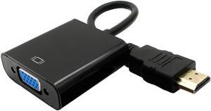 1080P HDMI To VGA Adapter Male to Female Converter Digital Analog Video for PS4 Laptop PC Projector