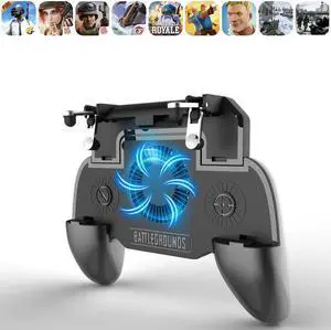 Controller Radiator Gamepads Phone Gamepad Mobile Trigger L1R1 Shooter Joystick Game Pad Holder Cooler Fan with Power Bank