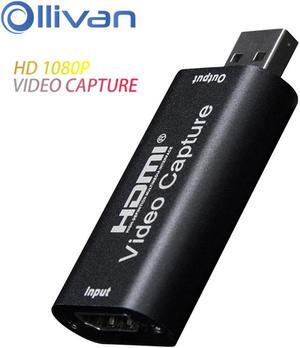 Mini Video Capture Card VHS Board USB 2.0 Cards 4K 1080P Grabber Recorder Box For PS4 Game DVD Camcorder Live Streaming
