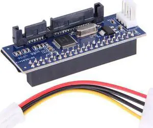 3.5 HDD IDE/PATA to SATA Converter Card Adapter For IDE 40-pin HardDrive Disk DVD Burner to SATA 7pin Data Motherboard Cable