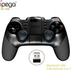 PG-9156 Bluetooth Gamepad With 2.4G Wireless Receiver For Iphone   PC Android TV box Game Controller Gamepads