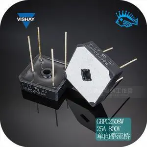 2pcs/20pcs Vishay GBPC2508W 25A 800V Pin Rectifier Bridge Taiwan Lite-On OEM