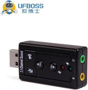 External USB Audio Sound Card Adapter USB to 3.5mm Microphone Speaker Headphone Interface For Computer 3D USB Audio Card