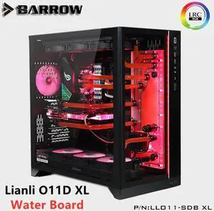 Distro plate  for Lianli O11D XL Dynamic Chassis, Waterway Board Deflector Water Cooling 12V/5V MB SYNC LLO11-SDB XL
