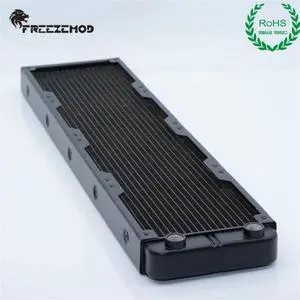 SR-L480G14 Water Cooling Aluminum Radiator Beauty Medical Heat Sink Threaded Port ROHS Certification .SR-L480G14