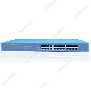 24 ports gigabit metal box Ethernet/network switch 1000m for IP camera. IP phone, network solutions